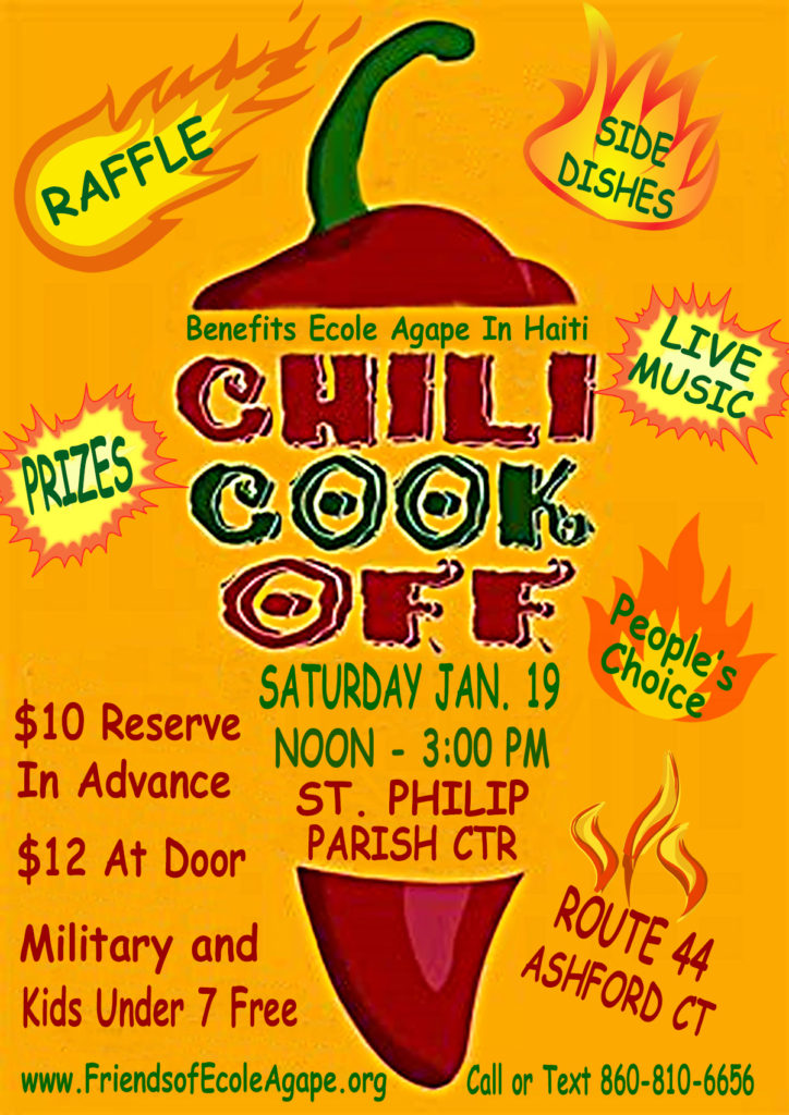 Calling All Chili Lovers – Friends of Ecole Agape